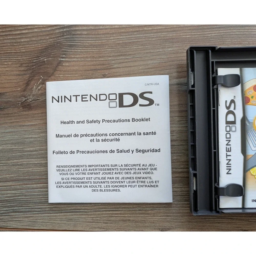 Cooking Mama Nintendo DS 2006 NTSC-U/C E Simulation Cooking Game Manual Included